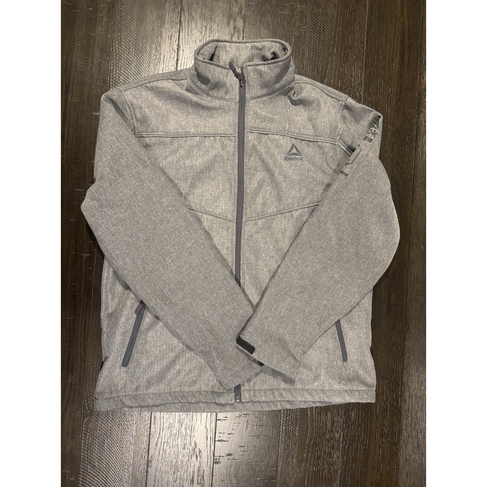 Reebok Men's Lightening Mid Weight Crossfit Jacket Gray Size Large